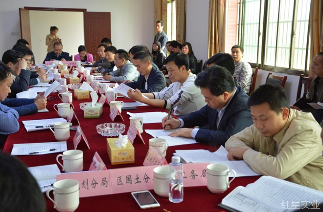 20160419市领导调研红星市场迁建项目