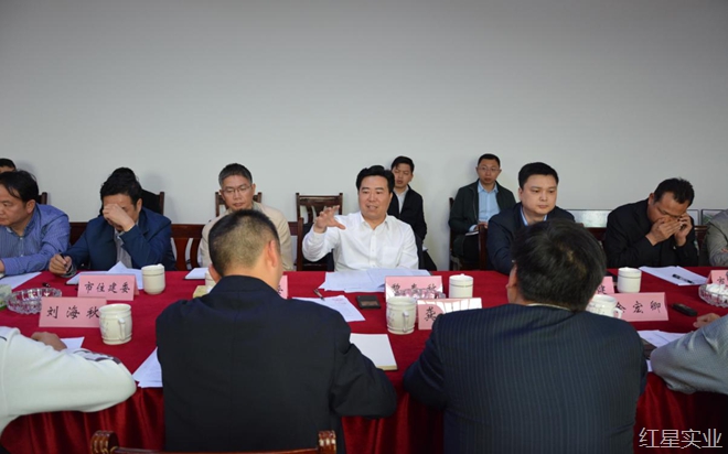 20160419市领导调研红星市场迁建项目