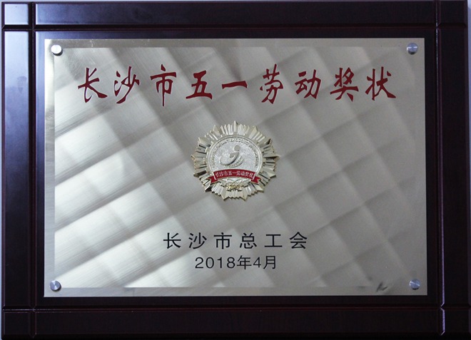 红星荣获“长沙市五一劳动奖状”